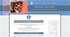 Desktop Screenshot of animaleyecarecenter.com